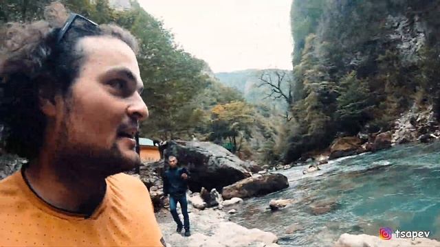 БЕЗ ДЕНЕГ В АБХАЗИЮ - ПУТЕШЕСТВИЕ ДИКАРЁМ. Нашли секретный водопад. Трэвел влог. смотреть онлайн