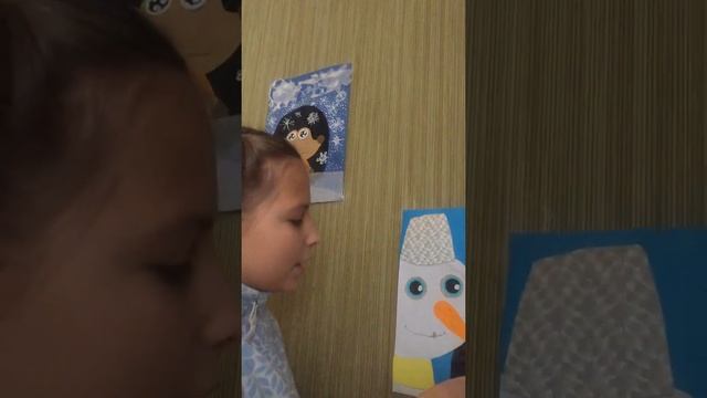 Поделка Ежик, Снеговик и компания. Сделала Алиса Чапаева смотреть онлайн