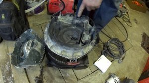 Замена двигателя на пылесосе Metabo ASA 25 L на двигатель с Алиэкспресс