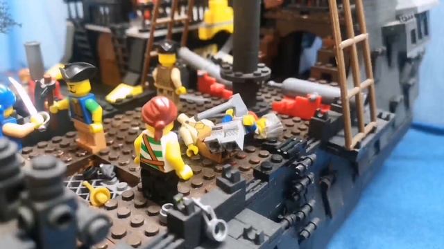LEGO Pirates Sea Battle - Black Pearl vs Barracuda смотреть онлайн