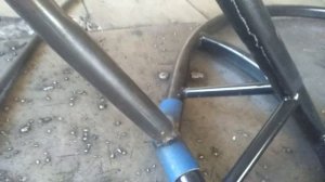 Подвесное кресло кокон своими руками. Усиление стойки.