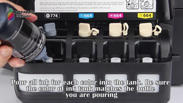 Epson L655 Ink Charging Setup смотреть онлайн