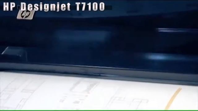 Струйный плоттер HP Designjet T7100 смотреть онлайн