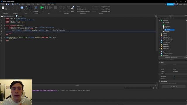 How To Make A Part Follow Another Part (Homing Missile) - Easy Roblox Studio Script Tutorial смотреть онлайн