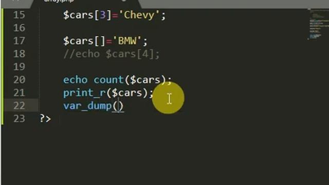 03 | PHP Front to Back Array смотреть онлайн
