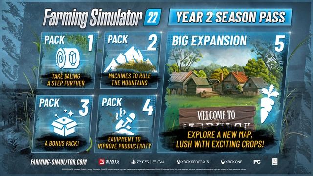 YEAR 2 SEASON PASS - Farming Simulator 22 смотреть онлайн