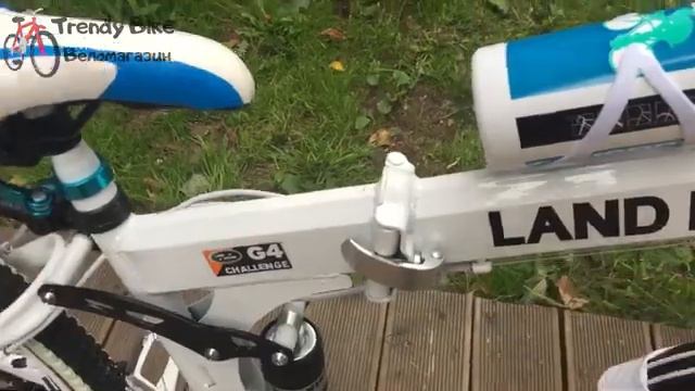 Белый Складной подростковый Land Rover / Ленд Ровер Велосипеды на литых дисках смотреть онлайн