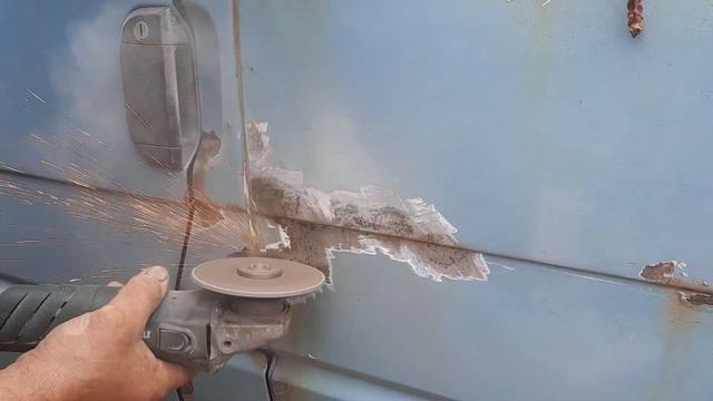 Удаления коррозии. Перед шпатлёвкой смотреть онлайн
