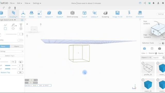 3D Sketch: SelfCAD Beginner Tutorial смотреть онлайн