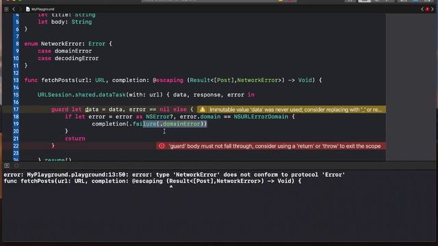 Understanding Result Type in Swift 5 смотреть онлайн