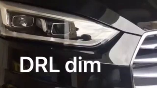 Audi A5 b9 DRL dim when indicating смотреть онлайн