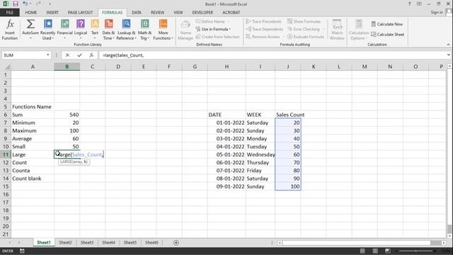 Excel Tutorials for Beginners in Kannada - Name Range with Formula Class 16 смотреть онлайн