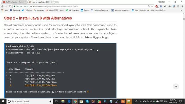 Install Java On CentOS смотреть онлайн
