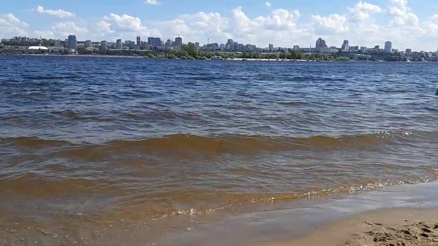Самара.Пляж напротив Ладьи смотреть онлайн