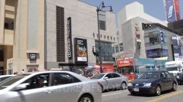 Travelling On Hollywood Boulevard, Hollywood, Los Angeles, California, United States Of America, ..