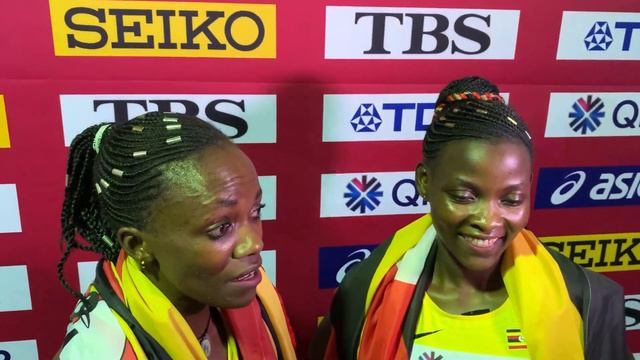 NAKAAYI AND WINNIE NANYONDO WERE SO HAPPY AFTER WINNING GOLD MEDALS FOR 800M смотреть онлайн