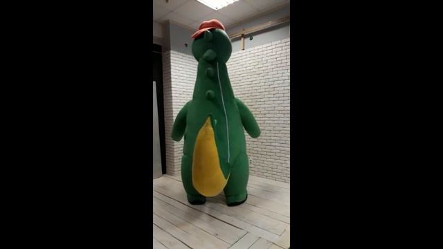 Надувной Костюм ( Пневмокостюм, Пневморобот ) Крокодил.Inflatable Crocodile Costume!