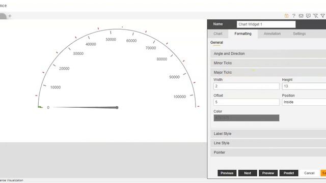 How to format circular gauge chart in the dashboard in AIV. смотреть онлайн