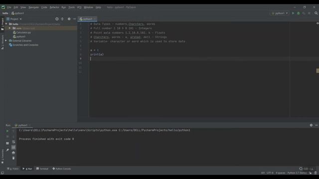 1.1 Data Types | How to use Print in Python (Hindi) (For Beginners) смотреть онлайн