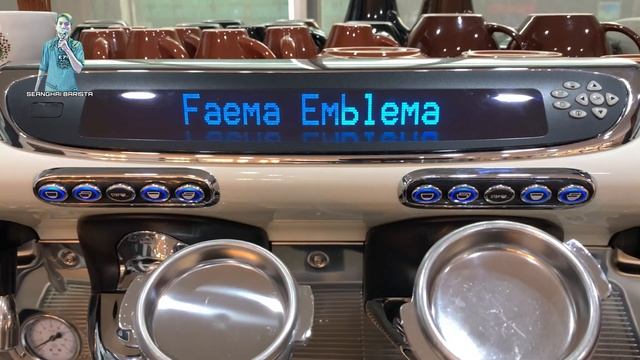 Review Faema model Emblema | Function Water doses,Auto clean,Change languages By Seanghai Barista. смотреть онлайн