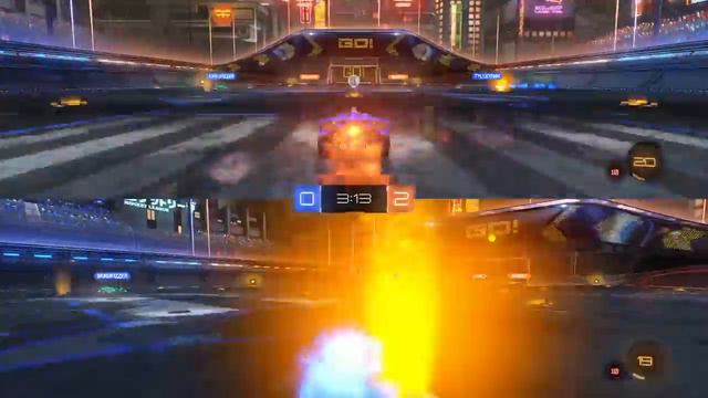 Rocket League part 1 split screen madness смотреть онлайн