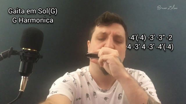 🎶 Eric Clapton - Layla (Harmonica Tab - na Gaita com Tablatura) смотреть онлайн