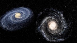 СТОЛКНОВЕНИЕ ГАЛАКТИК ЧТО ЕСЛИ МЛЕЧНЫЙ ПУТЬ СТОЛКНЁТСЯ С ДРУГОЙ ГАЛАКТИКОЙ НАПРИМЕР АНДРОМЕДОЙ?