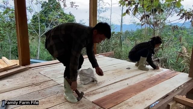 FULL VIDEO : 30 Days to Build a Wooden House on a New Farm | Family Farm Life смотреть онлайн