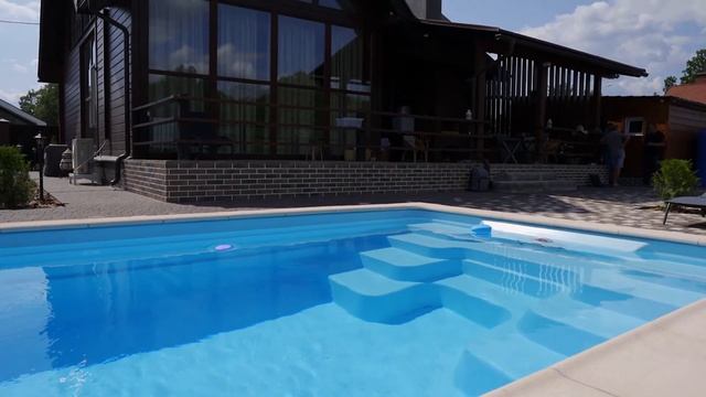 Композитный бассейн Ривьера 6х3,5х1,5м смотреть онлайн