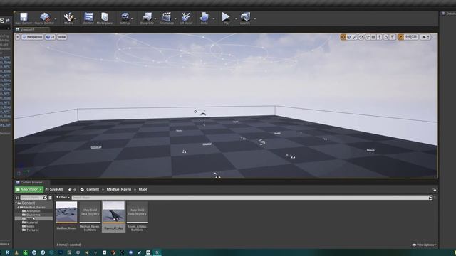 Medhue Raven with AI in Unreal Engine!! смотреть онлайн