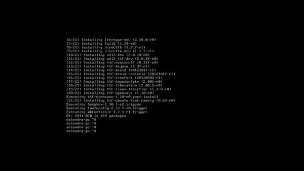 How to install GUI in Alpine Linux - Desktop Environment MATE