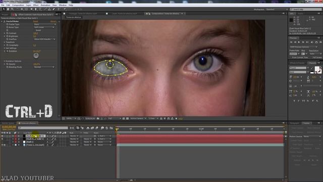 Как превратить человека в Демона, Зомби в After Effects смотреть онлайн