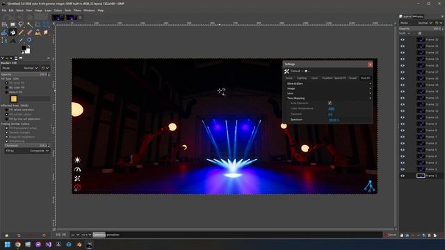 Create a webp animated picture with GIMP 2.10.32 смотреть онлайн