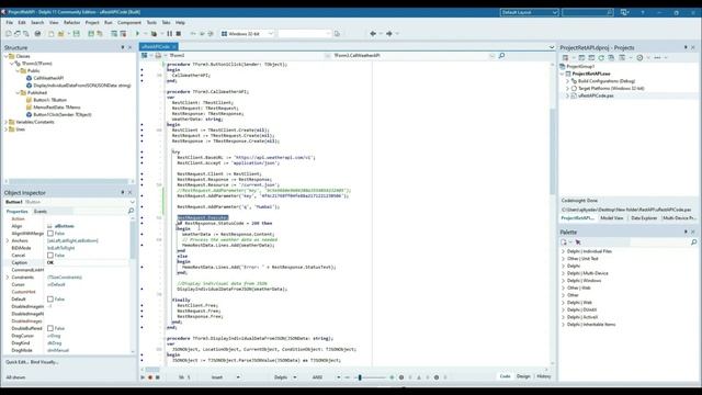 How a REST API call works in Delphi | Rest API | How to get data from API in Delphi | Delphi Rest смотреть онлайн