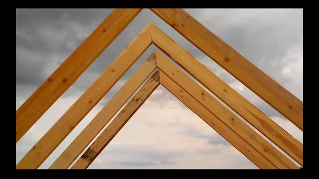 Установка стропильной системы на бане №52 смотреть онлайн