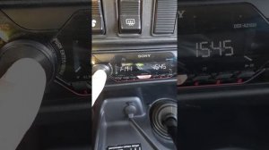 Как настроить время на магнитоле Сони DSX-A210UI