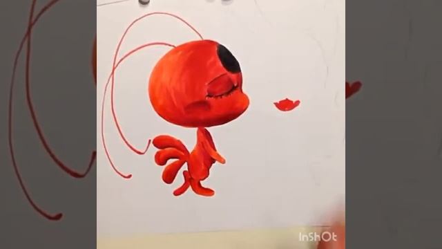 Как нарисовать тикки из леди баг смотреть онлайн