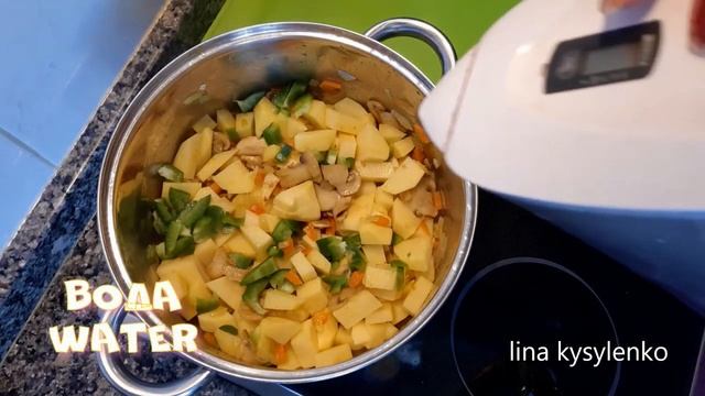 Тушёная картошка с шампиньонами. Как приготовить вкусную картошку с грибами. смотреть онлайн