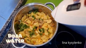 Тушёная картошка с шампиньонами. Как приготовить вкусную картошку с грибами.