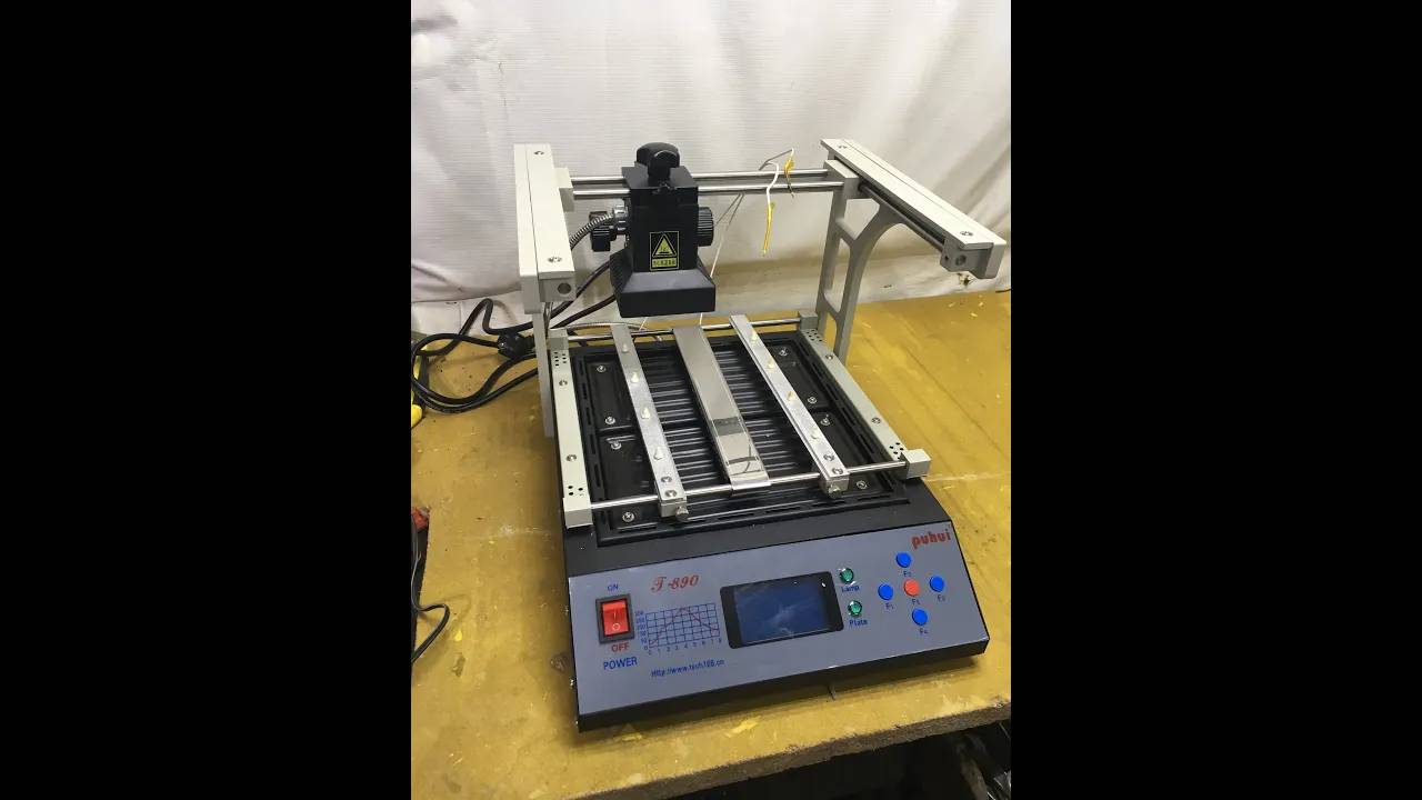 Паяльная станция Т-890. Подготовка к работе и тестовая пайка. | ЗверьПК смотреть онлайн