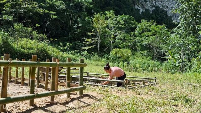 How To Build Bamboo House 2021 For Crab, Dig, Garden, Bamboo Fence - Ep.87