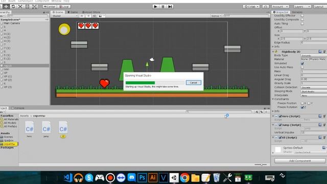 КАК СДЕЛАТЬ ИГРУ ЗА 10 МИНУТ ( ИНДИКАТОР ЗДОРОВЬЕ, XP ПЕРСОНАЖА ) на Unity (3 часть) смотреть онлайн