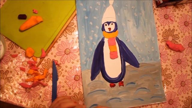 Рисуем ПИНГВИНА смотреть онлайн