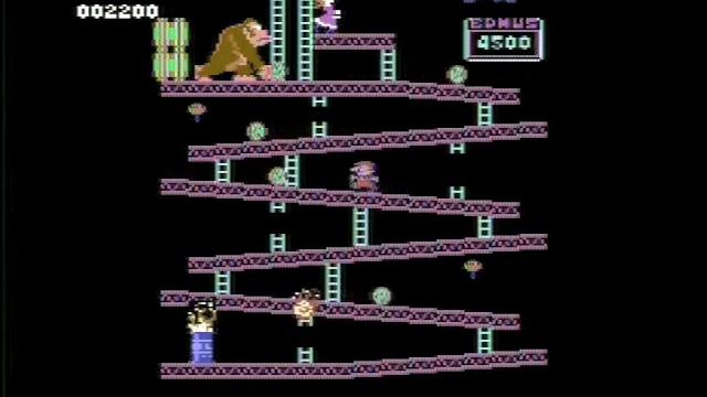 Donkey Kong on the C64 (Ocean Game) смотреть онлайн