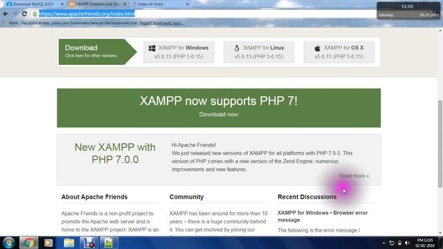 First Step to PHP - Fundamentals (Installing Web Server, Database and Essentials). Start with PHP смотреть онлайн