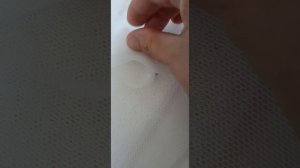 Убрать бусины с ткани, фатина
