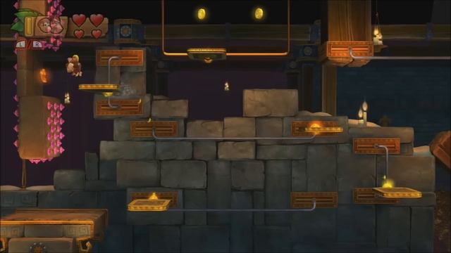 Donkey Kong Country: Tropical Freeze - 100% Walkthrough - 5-K Platform Problems (Puzzle Pieces) смотреть онлайн