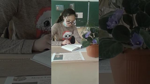 Читаем Твена вместе Дамбиева Ксения Зун -Хурай 8кл смотреть онлайн