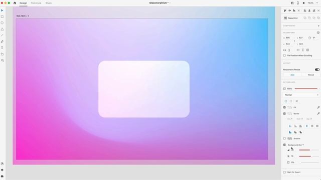 Glassmorphism in 2 Minutes - Adobe Xd Tutorial (2021 Trend) смотреть онлайн