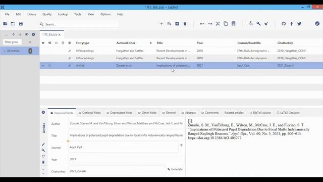 Introduction to JabRef смотреть онлайн